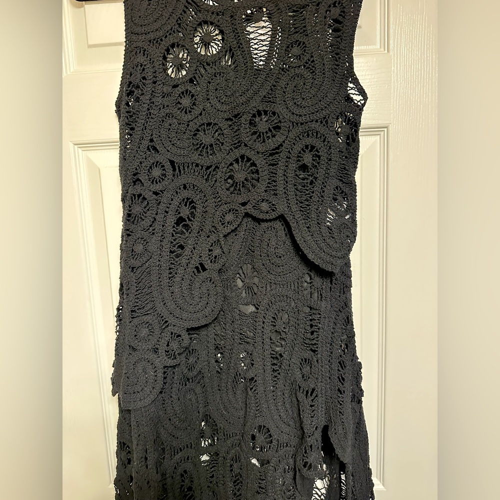 Strut and Bolt crochet Lea Asymmetrical skirt and top set size small.